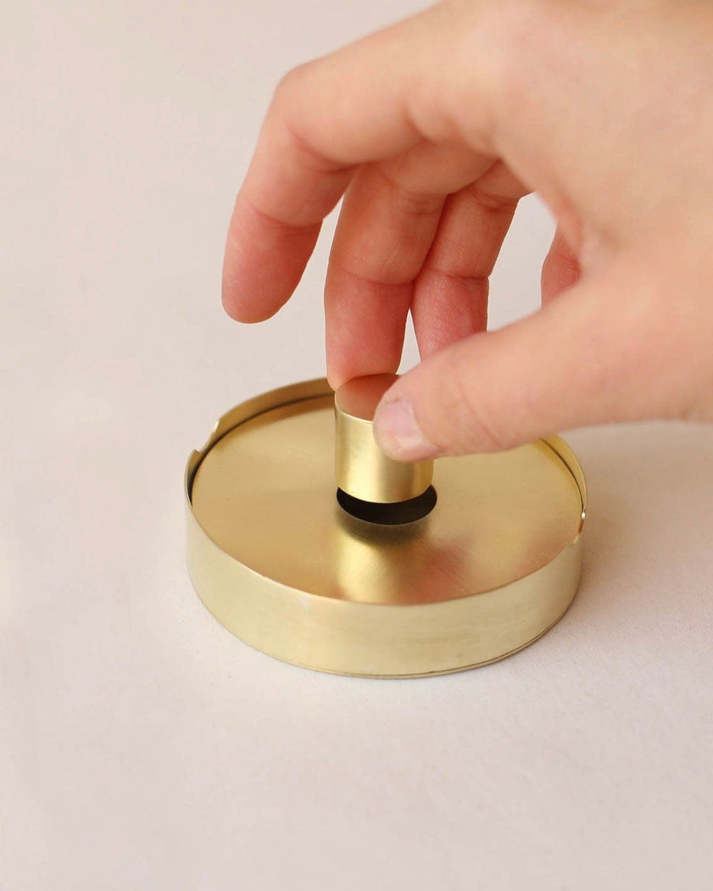 Brass ashtray