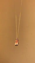 18k rose gold ballerina pendant